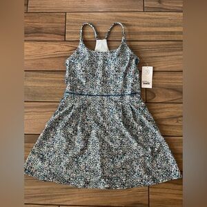 Sage Collective Floral Sleeveless Dress built in bra and shorts